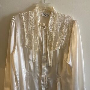 Vintage Silky Shapely Blouse